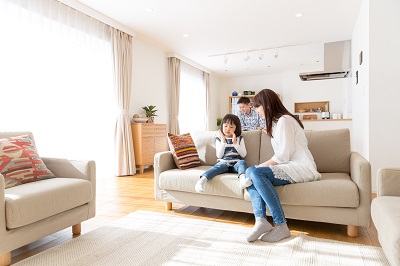 リビングからテレビを撤去する